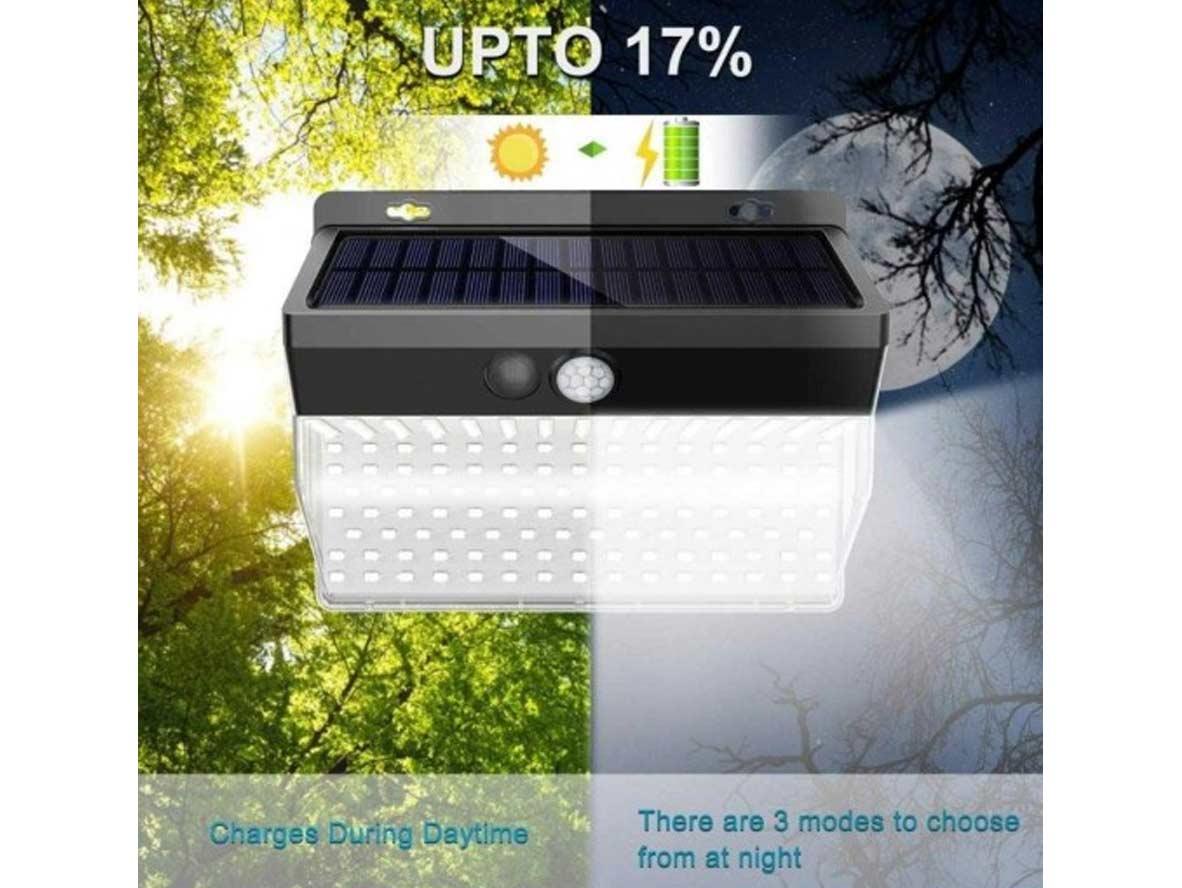 ASIL - Solar Powered LED Wall Light with Motion Sensor - Zayoom