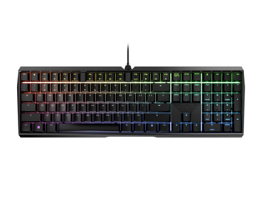 CHERRY MX 3.0S Silent Red Switch RGB Mechanical Gaming Keyboard - Black