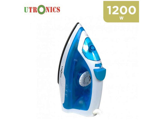 UTRONICS Steam Iron with Non Stick Plate - 1200W