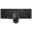 Rapoo Combo Wireless Keyboard & Mouse (English/Arabic) X1800S - Black - Zayoom