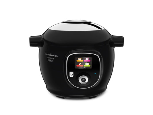 Moulinex Cookeo+ Connect Smart Electric Pressure Cooker 6 Liter with 100 Built-in Recipes and 6 Cooking Modes - 1220/1450W