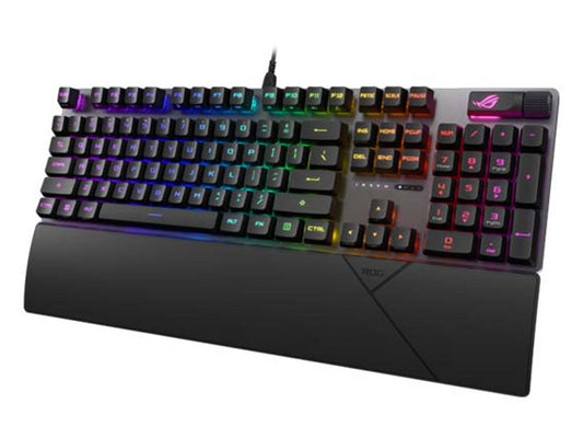 ASUS ROG Strix Scope II RX Switch - RGB Wired Optical Mechanical Gaming Keyboard - Black - Arabic layout