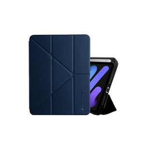 Rockrose Smart Tri-Fold Origami Folio For iPad mini 8.3 Inch - 2021 - Blue - Zayoom