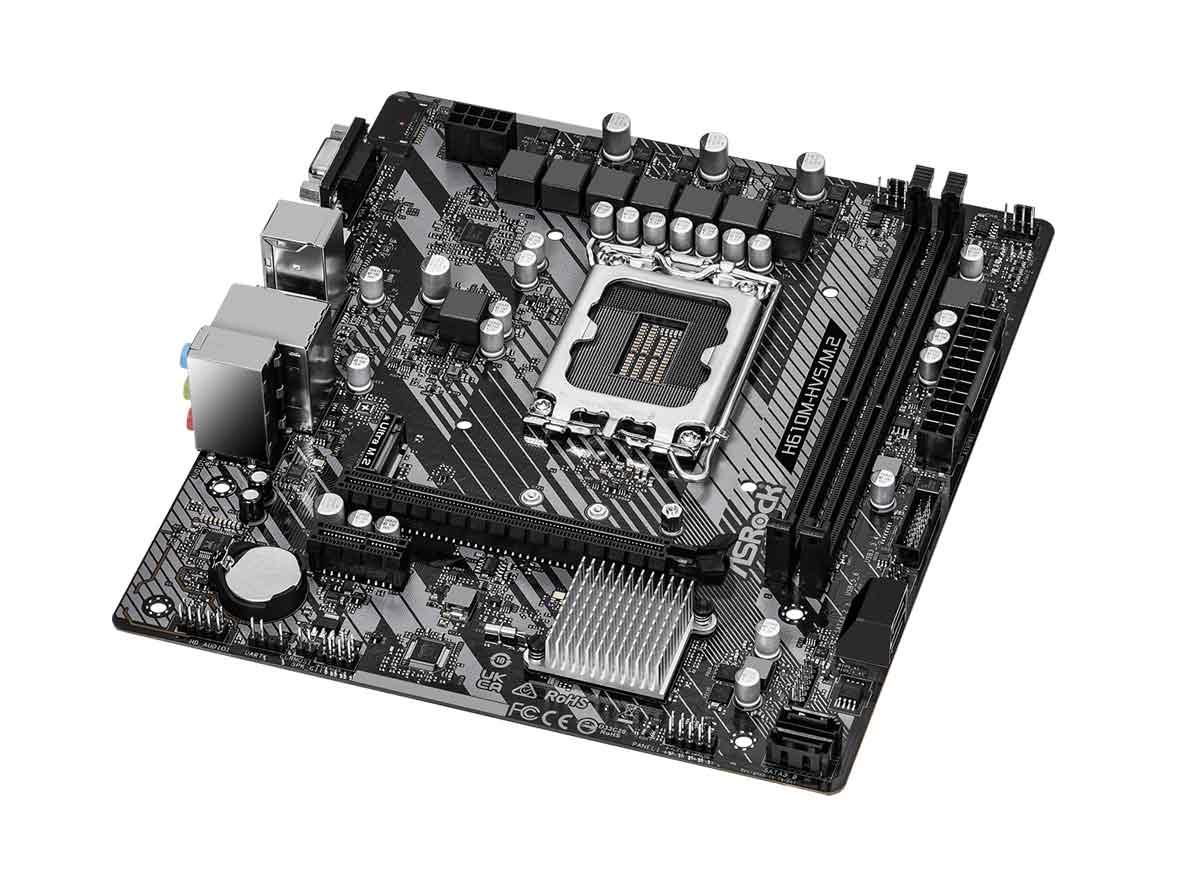 ASRock H610M-HVS/M.2 R2.0 - Intel H610 LGA 1700 Micro ATX - Motherboard - Zayoom