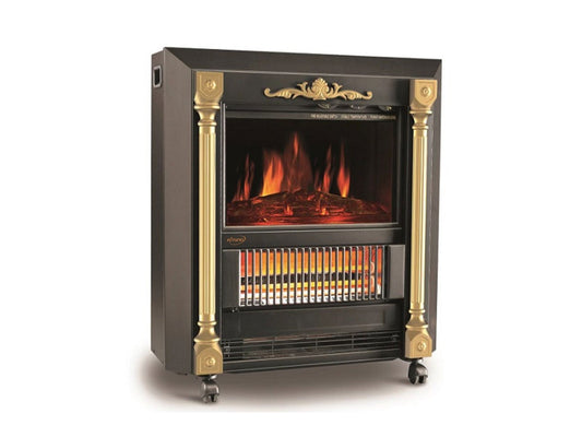 Orca Classic Fireplace Electric Heater - 650/1350/2000 Watts