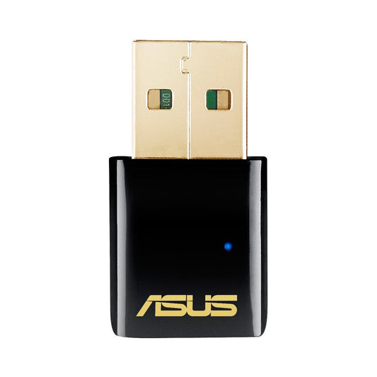 اسوس USB-AC51 ثنائي النطاق اللاسلكي AC600 محول واي فاي