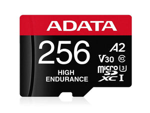 ADATA High Endurance MicroSDXC/SDHC UHS-I Card - Memory Card - 256GB - Zayoom