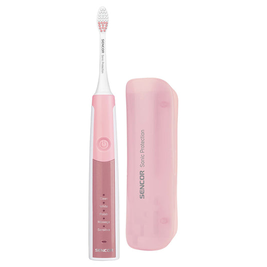 Sencor SOC 2201 Electric Sonic Rechargeable Toothbrush - Pink